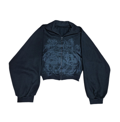 HOODIE "ACIDDDDDBLUE"