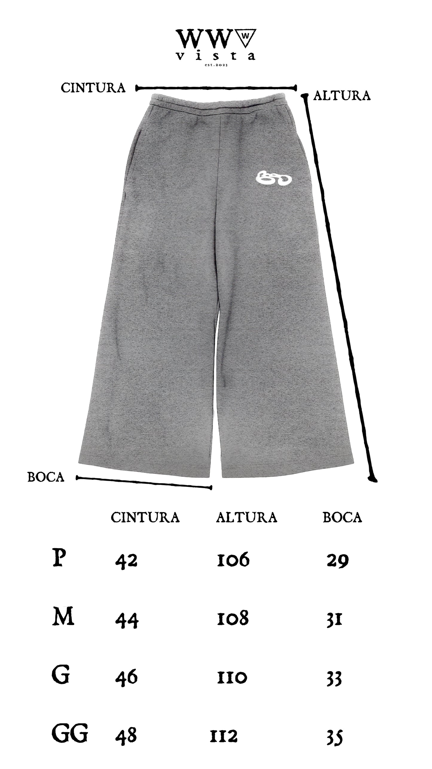 BLACK SWEATPANTS “VISTA”