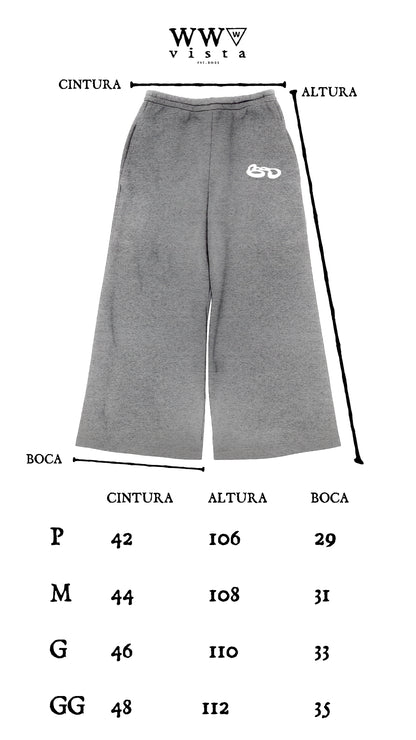 BLACK SWEATPANTS “VISTA”