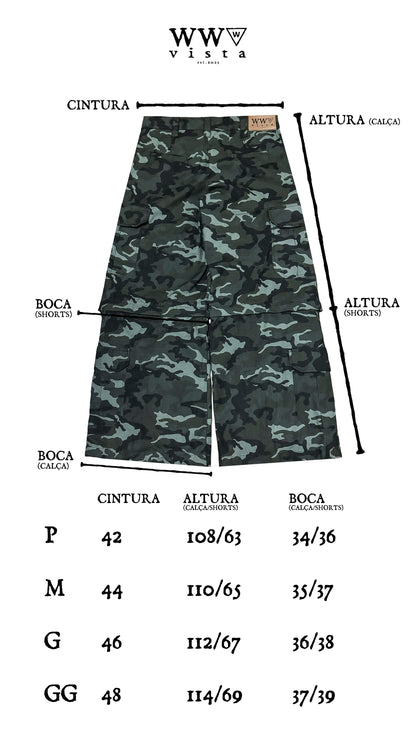 MULTIPOCKET TRANSFORMER CAMO PANTS