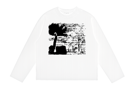 LONGSLEEVE WHITE “ALONE”